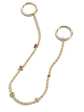 BAUBLEBAR Gold Beaded Charm Bag Chain; NWT (Purse Accessory)